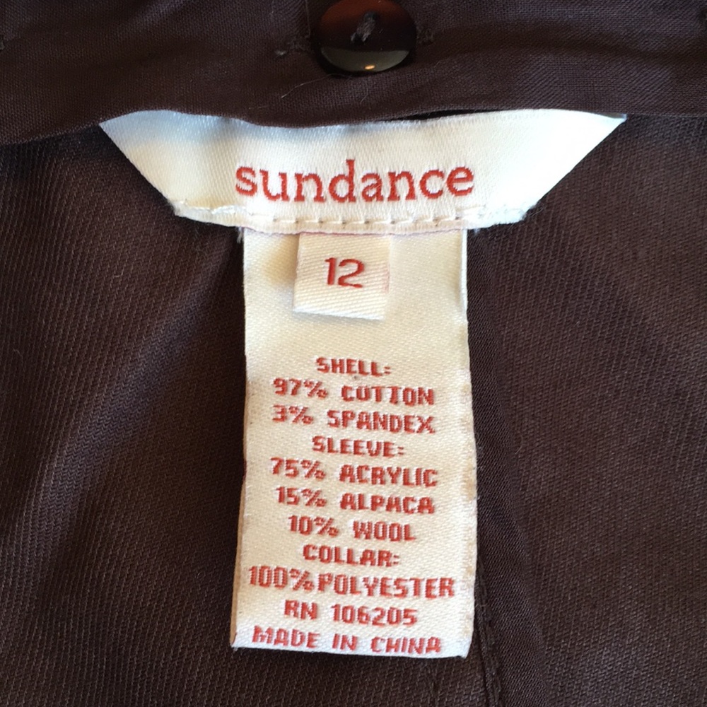 SUNDANCE | sweater jacket with faux fur coll… - Picture 10 of 11